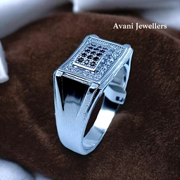 Avani Jewellers Silver Gents Fancy Rings - 6.47, 26