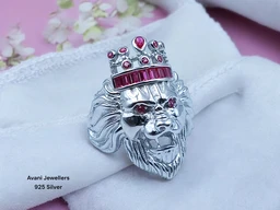 Avani Jewellers Silver Gents Fancy Rings - 9.04, 22, White