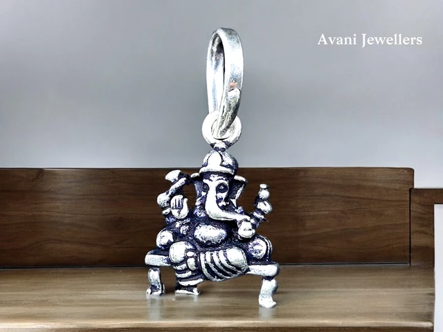Avani Jewellers Silver God Pendant - 2.02
