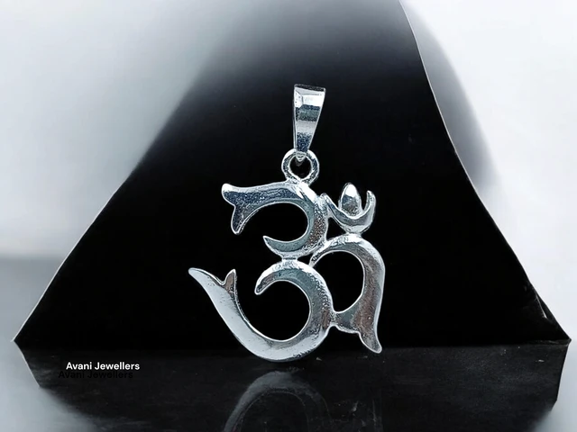 Avani Jewellers Silver God Pendant - 2.83