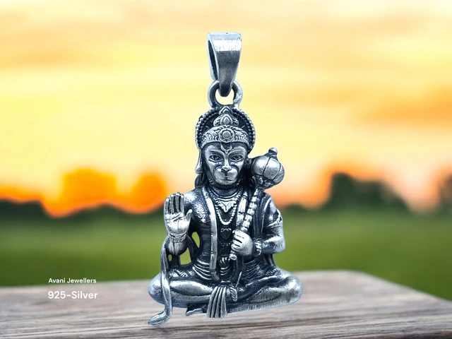 Avani Jewellers Silver God Pendant - 7.23