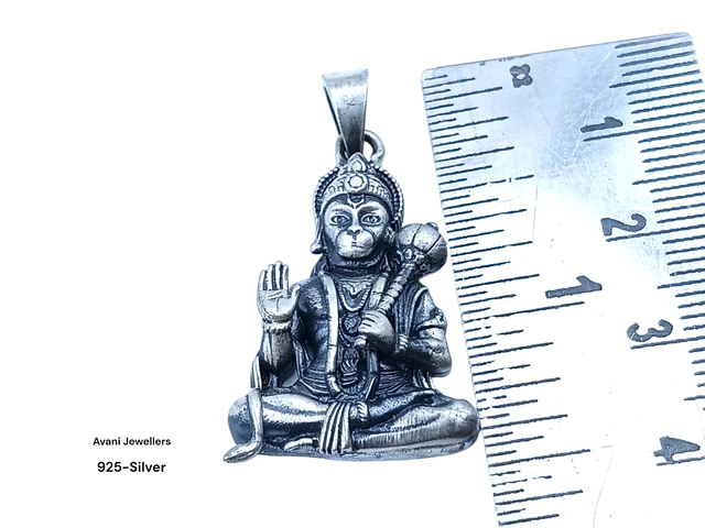 Avani Jewellers Silver God Pendant - 7.23