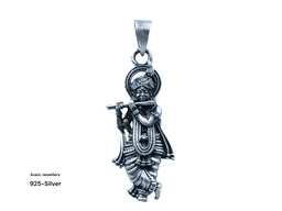 Avani Jewellers Silver God Pendant - 4.25