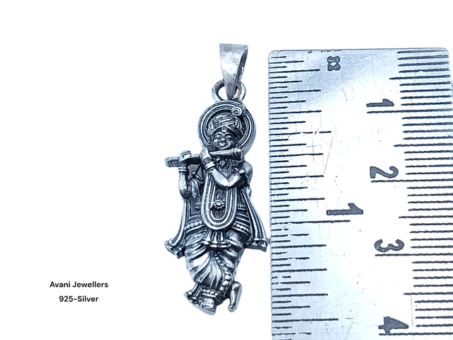 Avani Jewellers Silver God Pendant - 4.25