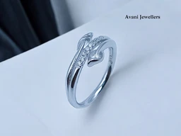 Avani Jewellers Silver Ladies Fancy Ring - 2.12, 14