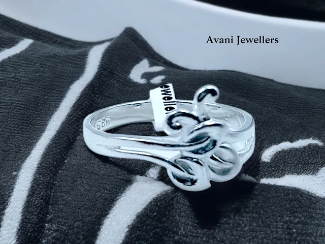 Avani Jewellers Silver Ladies Plain Ring - 1.93, 14