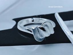 Avani Jewellers Silver Ladies Plain Ring - 2.28, 13