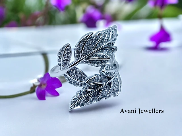 Avani Jewellers Silver Ladies Cocktail Ring - 7.37, 20