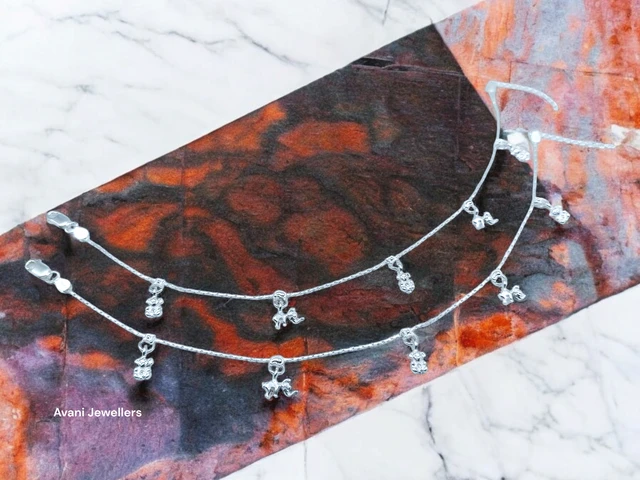 Silver Fancy Paayal