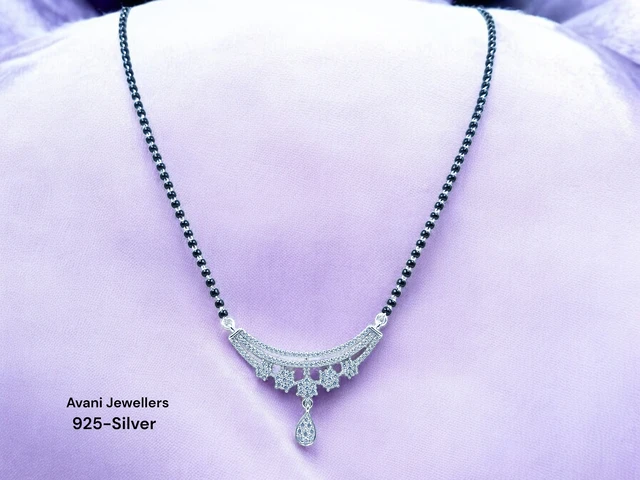 Avani Jewellers Silver Fancy Mangalsutra - 9.45, 19