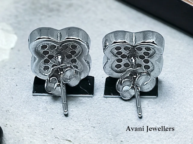 Silver Fancy Studs