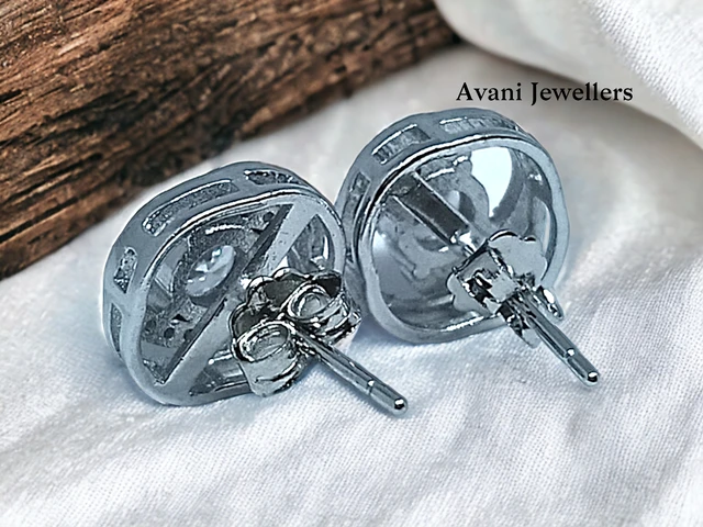 Silver Fancy Studs