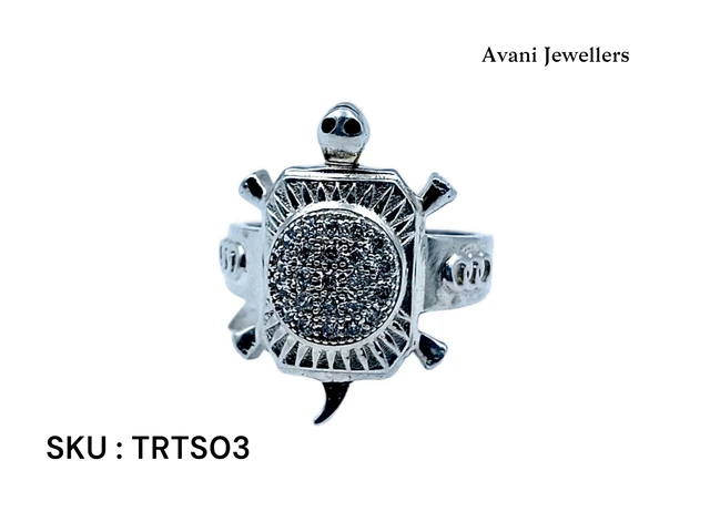 Avani Jewellers Silver Tortoise Fancy Ring - 4.84, 19