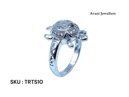Avani Jewellers Silver Tortoise Fancy Ring - 5.24, 22