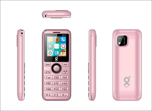 GOLY GL71 Slim Card Size Dual Sim Phone with External Memory Slot 1.44 ...