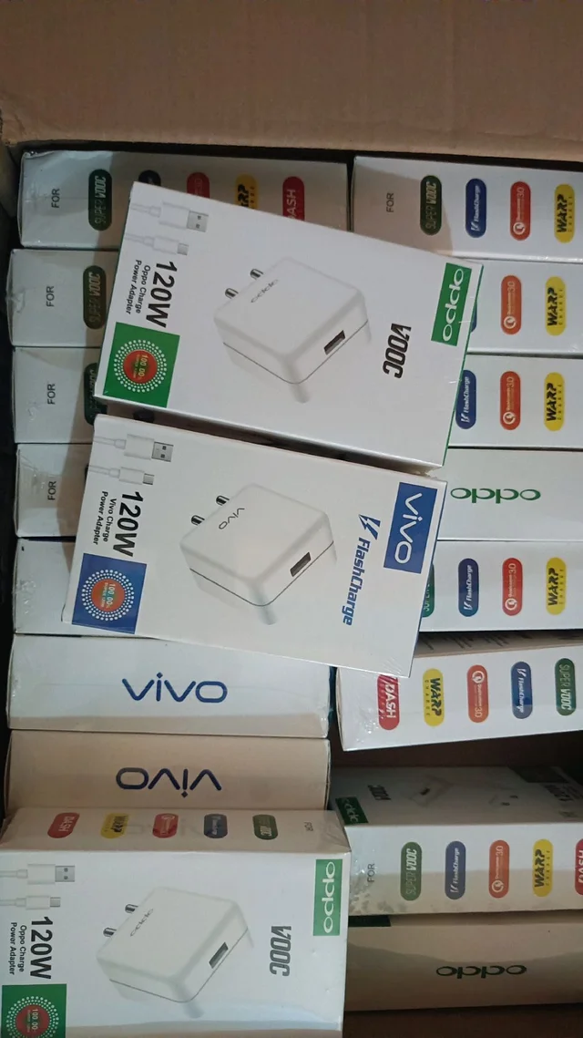 Vivo 85/120W Super Vooc Charger 💯% Og Quality 1 Year Warranty