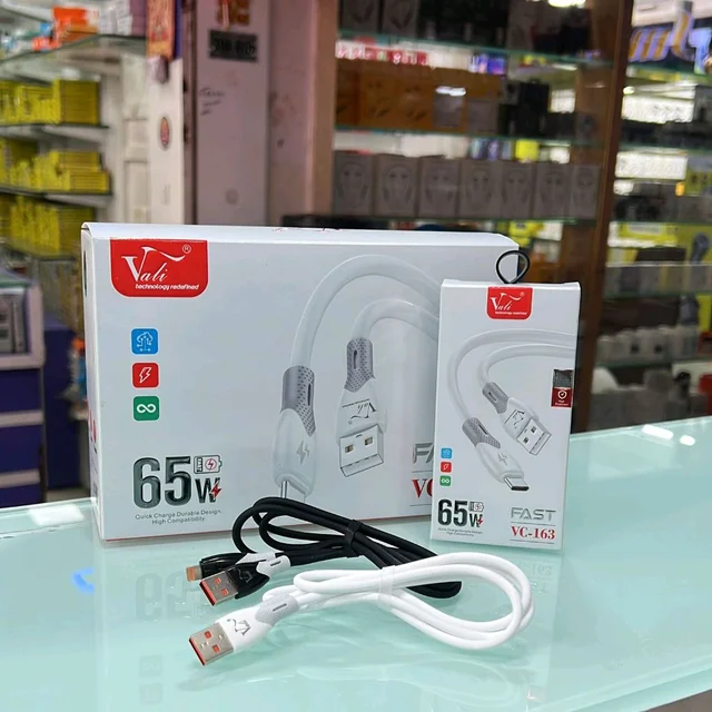 Vali VC-163 65W Fast Charging Cable - V8