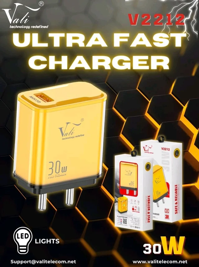 Vali V2212 30W Ultra Fast Dock Premium Quality 6 Month Warranty