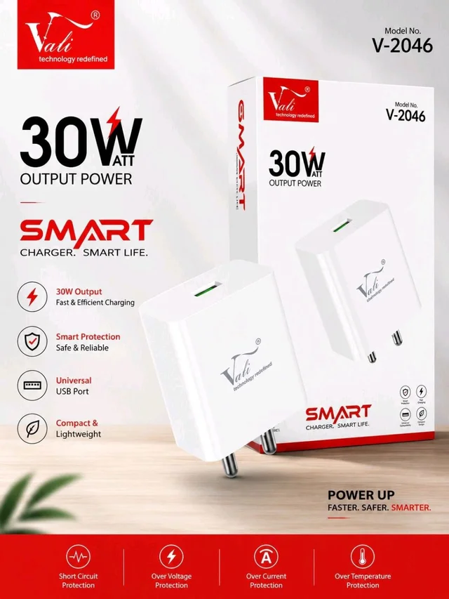 Vali V-2046 30W Micro Charger Premium Quality
