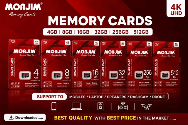 Morjim Smart Memory Card Camera Also Supported - 8GB Ultra A2