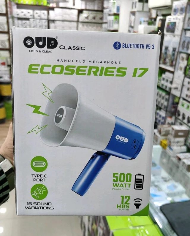 Oud Eco Series 17 500Watt Wireless Bluetooth Multi Voice Speaker 🔊