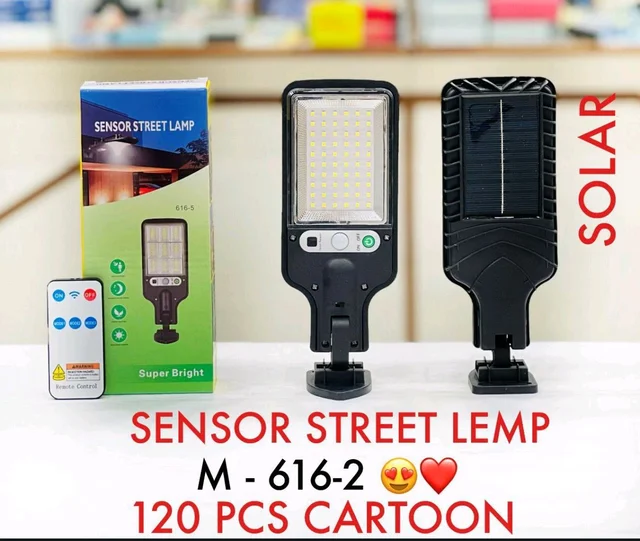 New M616-2 SOLAR SENSOR STREET LAMP WITH REMOTE CONTROL