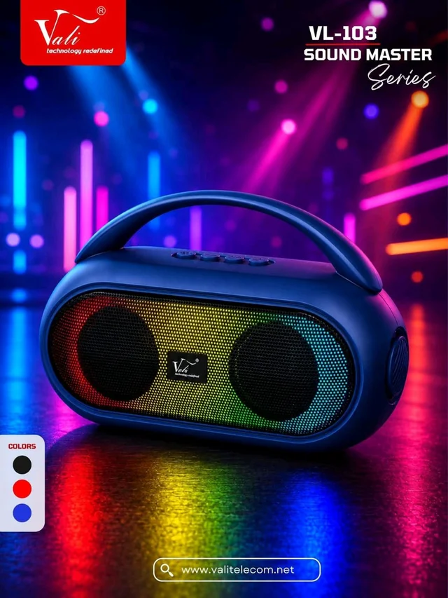 Vali VL-103 16W RGB Light Sound Master Speaker 🔊