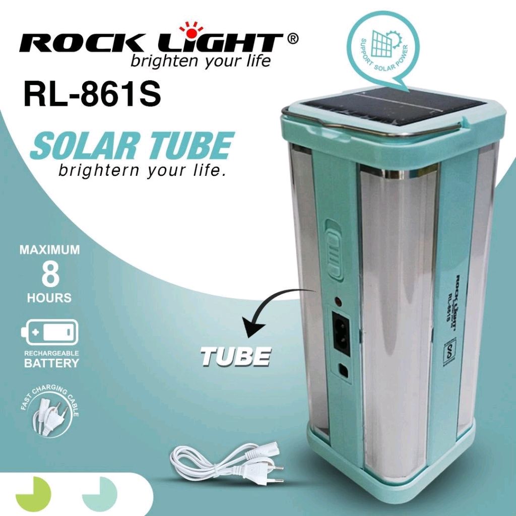 Rock light RL-861S Reachable Solar Tube +Cob Light (TC SOCKET+DC
