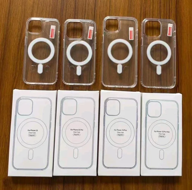 B-10 Magsafe Cover Imported Quality Wirless Charger Supported Transparent - Iphone-X