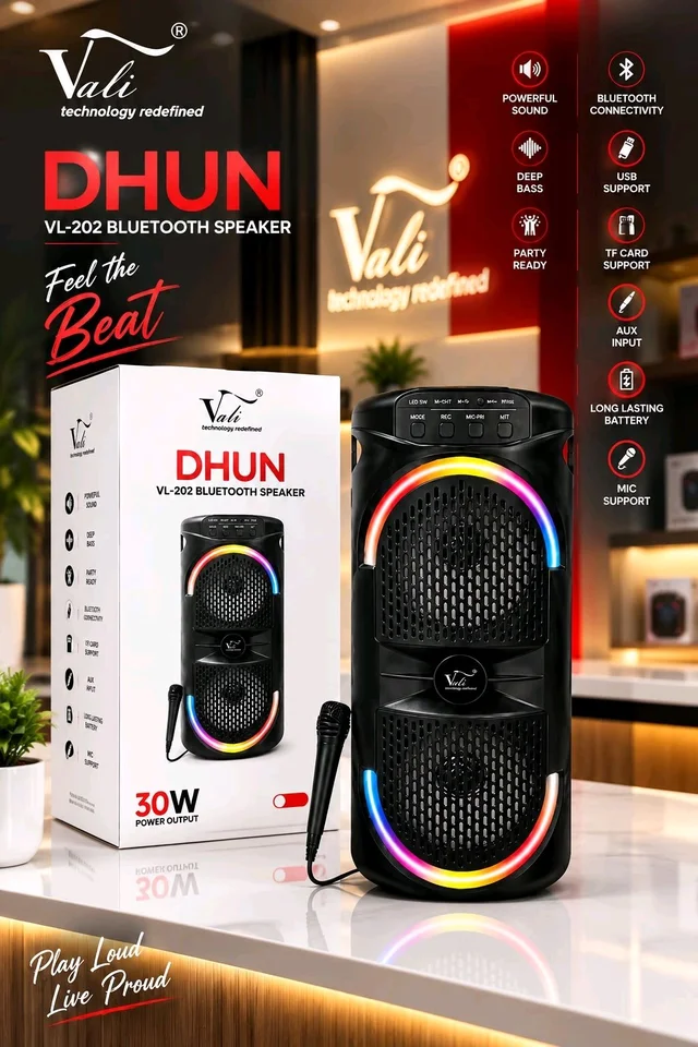 Vali Dhun 30W Power Output Big Size Speaker 🔊