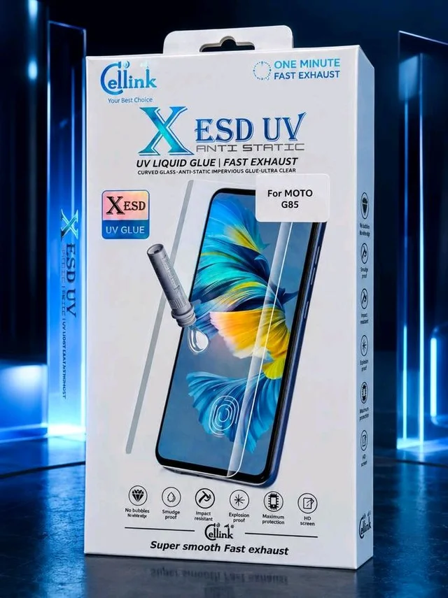 New Cellink X-ESD Oppo/Realme UV GLASS Imported OG Quality - REALME 16 PRO+