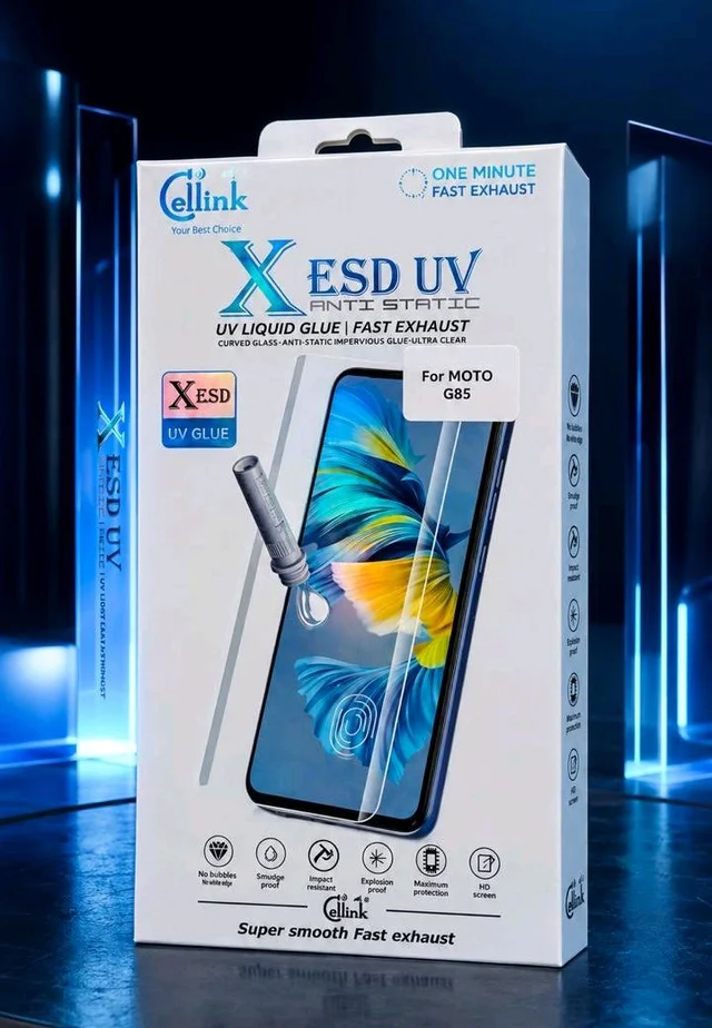 New Cellink X-ESD ONEPLUS UV GLASS Imported OG Quality - ONEPLUS 8 PRO