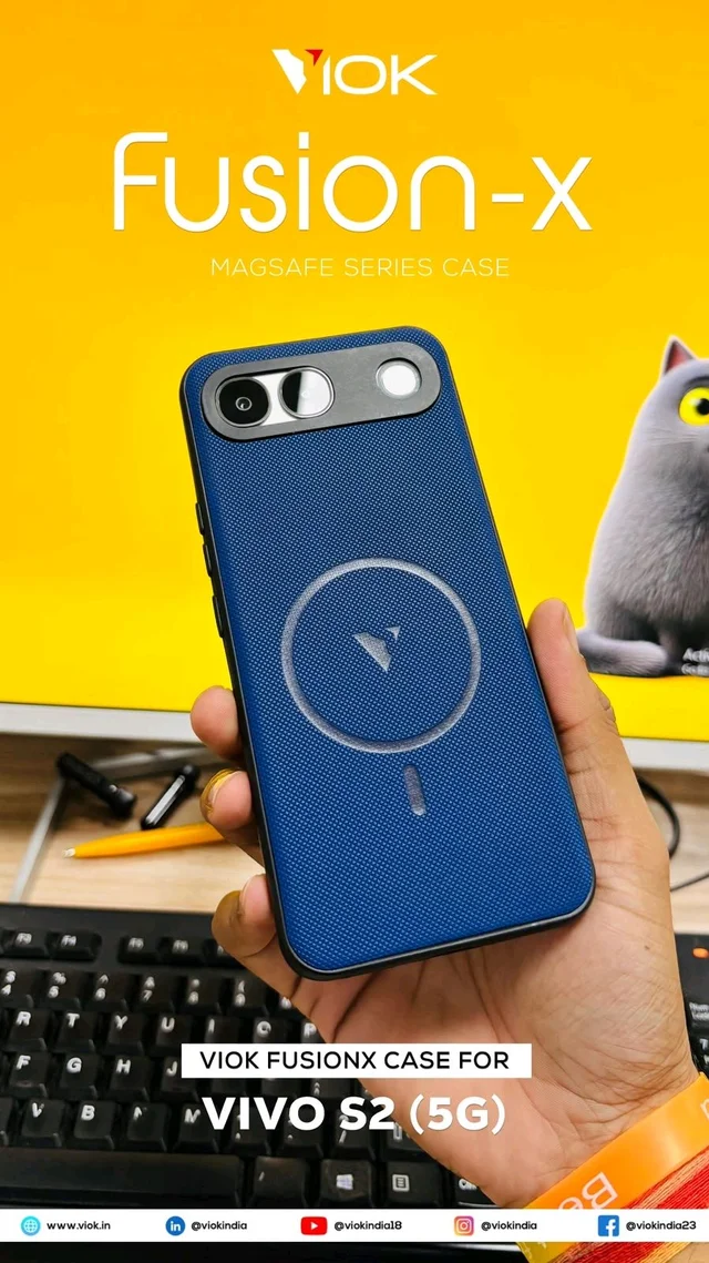 Viok Vivo leather Fusion-X Magsafe Series Case Imported Product 🥳 - Vivo Y39