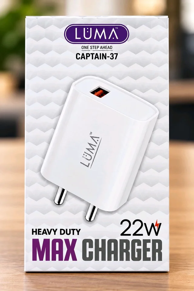 LUMA Captain-37 22W Heavy Duty Single USB Charger 6 Month Warranty - Micro (V8)