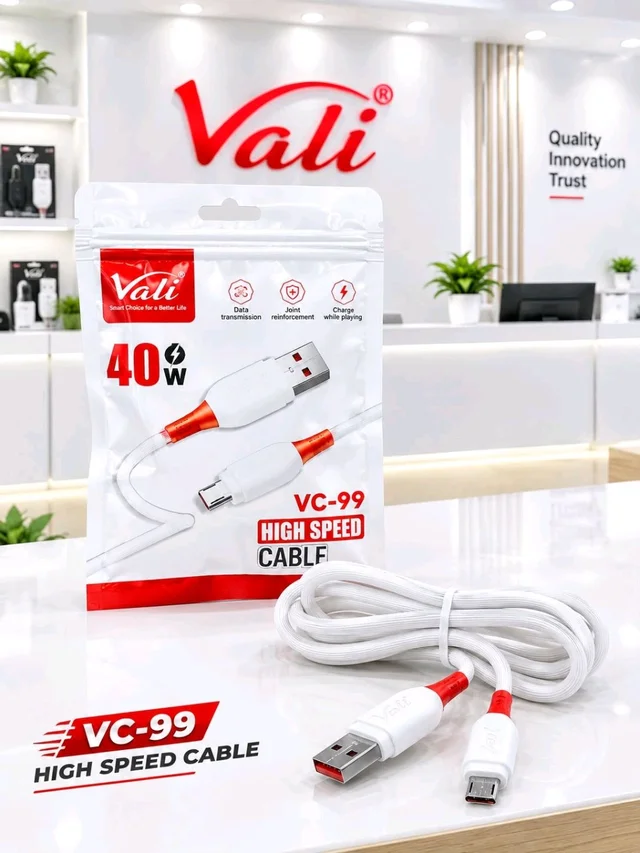 Vali New Launch 40W High Speed Data Cable (VC-99) - Micro Usb V8