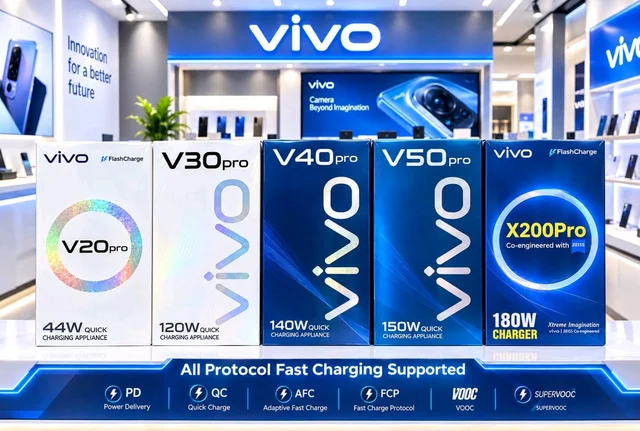 Vivo V-Series 6 Mix Model Charger - X200 Pro (180W)