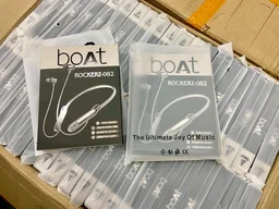 Boat New Rockerz -082 Magnetic 🧲 On-off, Vibration 📳 Alert, Voice Changer, Big Battery 🔋 Heavy Quality Neckband Double Box Packing