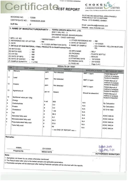 KALYANKARI Yellow mustard wood pressed oil - 1 Ltr