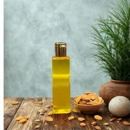 Kalyankari Almond oil (kashmiri mamra )Wood Pressed - Extracted on Wooden Churner | Kolhu/Kacchi Ghani/Chekku -200 ML - 200 ML