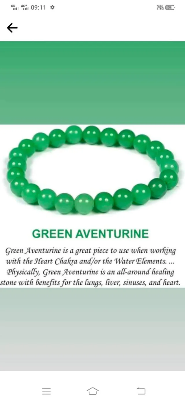 Astro Planet Green Aventurine - Japanese Laurel