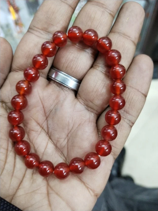 Astro Planet Red Onax Breslet - Red, Free
