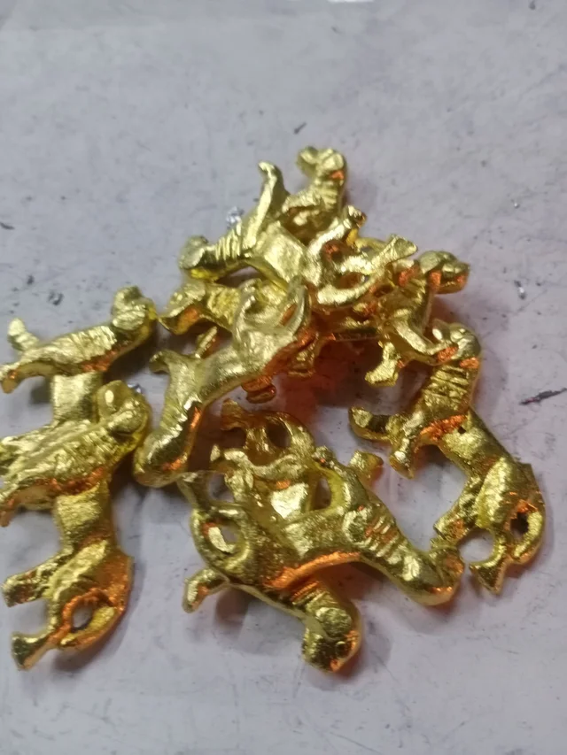 Astro Planet Brass Dogs - Golden Tainoi, Small
