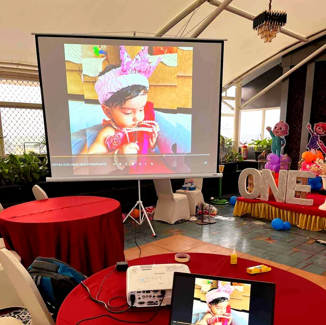 Projector And Screen