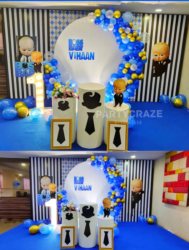 Boss Baby Theme Kids Birthday Decor 128