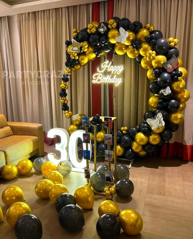 Balloon Decoration In Patna | Adults Birthday Decor 87