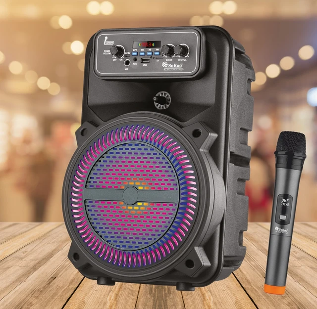 YOROTO Soroo 8 Colour Digital Ring Light With Wireless Mic Speaker L16-SERIES