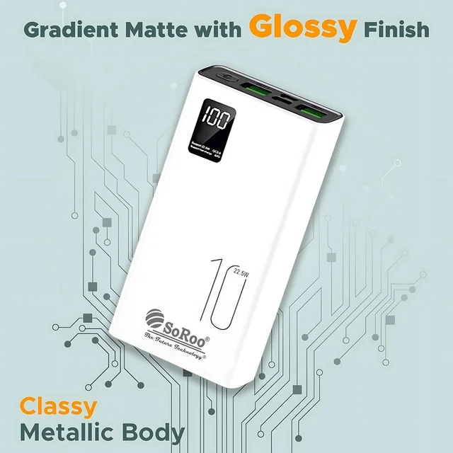 YOROTO Power Bank 10000mah Pb-166 SOROO - white