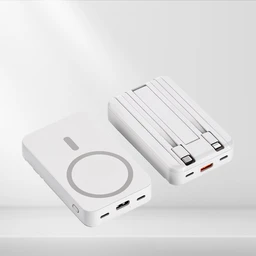 YOROTO 10000mAh Magnetic Wireless Charging Powerbank PB-190 - white