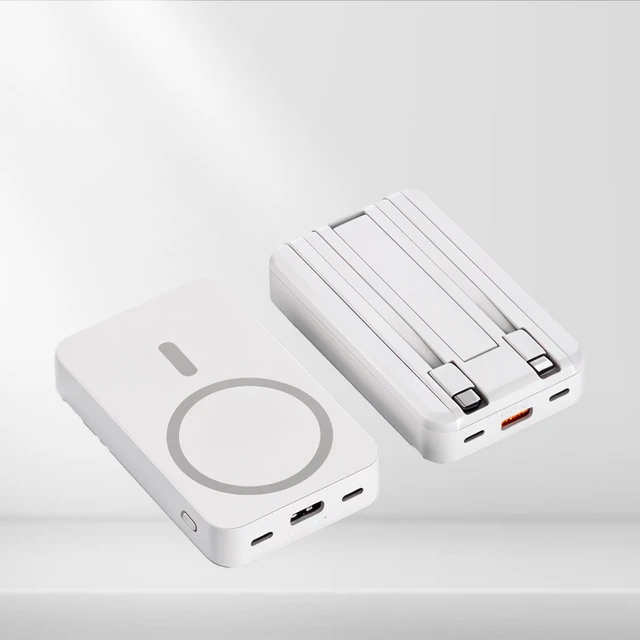 YOROTO 10000mAh Magnetic Wireless Charging Powerbank PB-190 - white