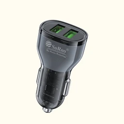 YOROTO Soroo Car Charger 3.6A Output (Black, With USB Cable) Series-17